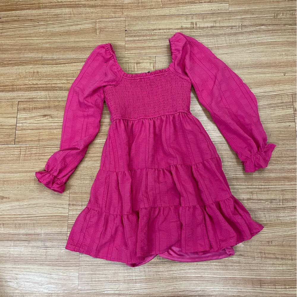 Short pink dress